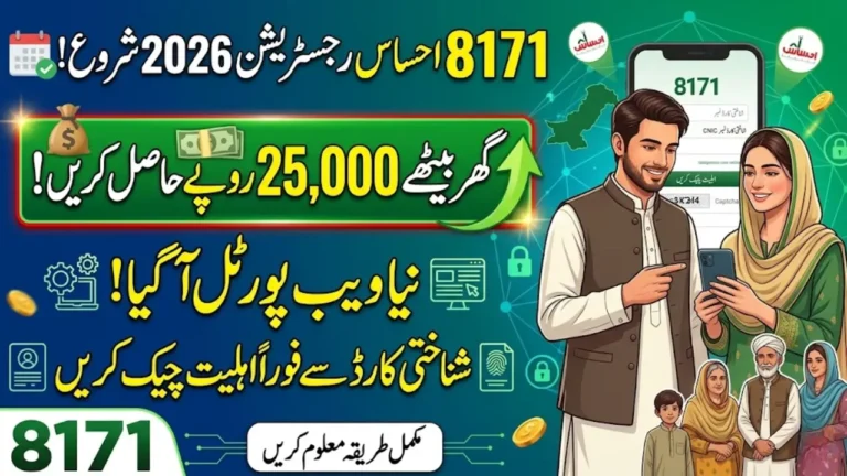 8171 Ehsaas Registration 2026 via New Portal