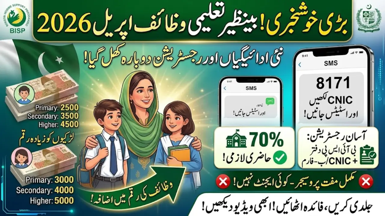 Benazir Taleemi Wazaif April 2026